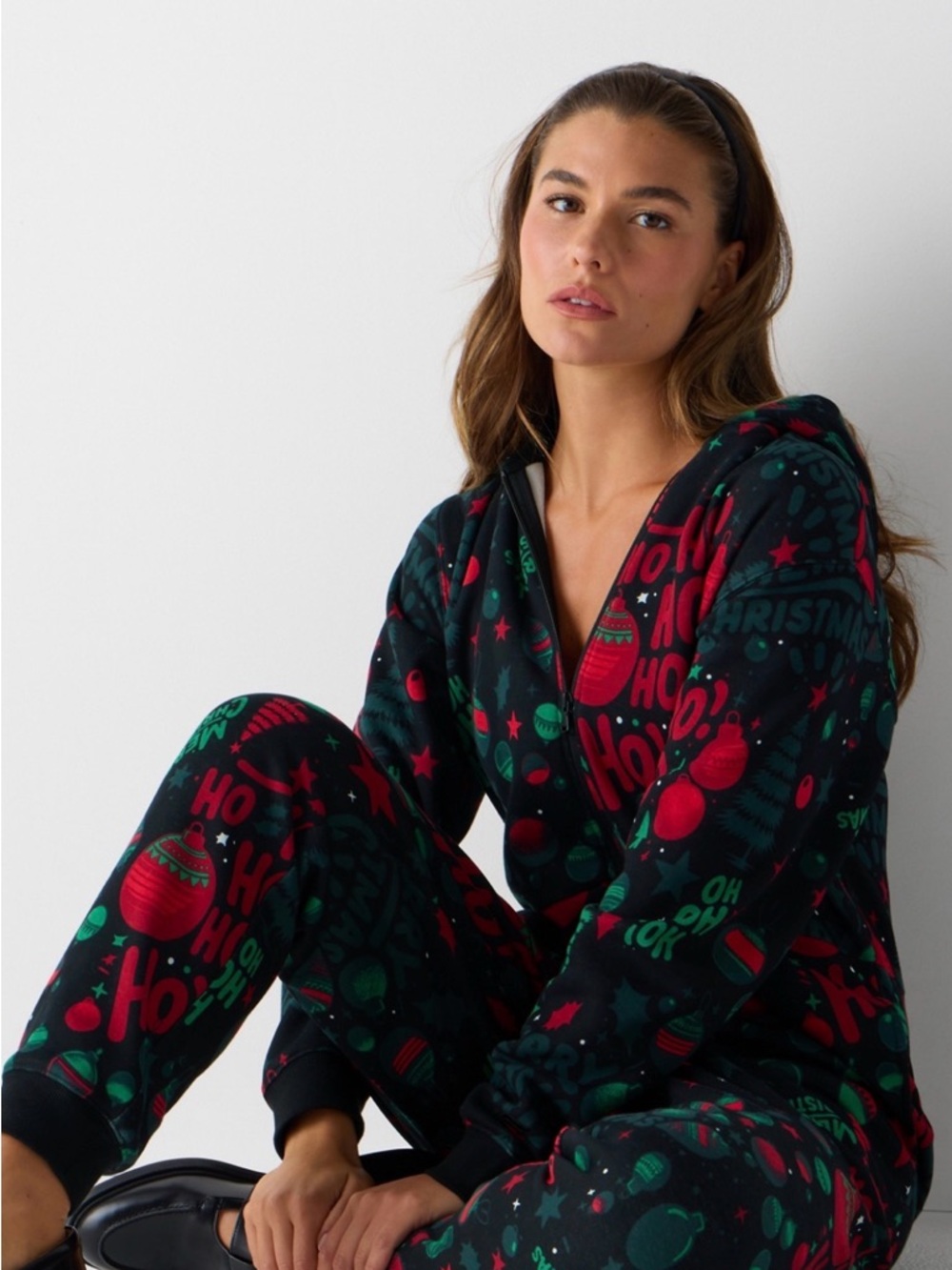 Fabletics Cozy Fleece Hooded Onesie
